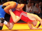 Patrick Baumann: im 55 kg-Limit unterlag er dem st�rkeren Emanuel Krause [KLICK zum Vergr��ern!]