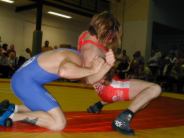 Dominic erk�mpft verbissen seinen Punkt