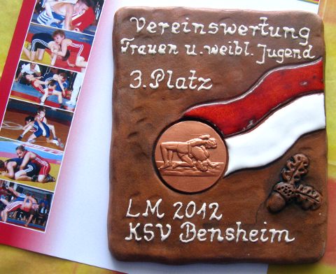 Pokal f�r den 3. Platz in der Teamwertung