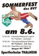 Plakat des Sommerfestes