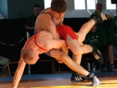 Rene Bunde verliert im 74 kg Limit gegen einen starken Steffen Nagorka vom SV Gr�n Wei� [KLICK zum Vergr��ern!]