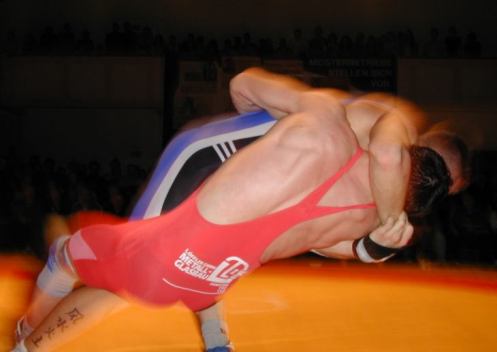 Ringkampf vom Feinsten: Heiko Krau gegen Nico Graf.