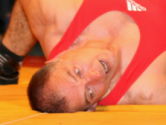 Oldie R�diger M�hring stellt sich souver�n Weltklassesportlern wie Buelent Dagdemir.