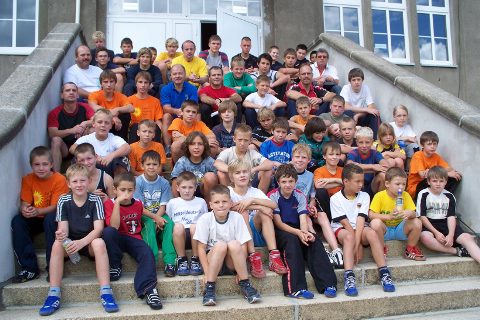 Der besten jungen Ringerinnen und Ringer aus Sachsen trainierten am 21. August in Thalheim. (Klicken zum Vergrößern)