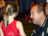 Emilie Haase mit Trainer Frank Graube
