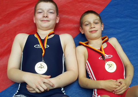 Die beiden Medaillengewinner Lars Breitfeld und Nick L�ffler. - KLICK zum Vergr��ern!