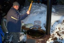 Sven St�rmer schwingt das Nudelholz