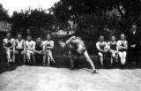 Freilufttraining bei Rothers Restaurant um 1926. - [KLICK zum Vergrern und fr mehr Infos!]