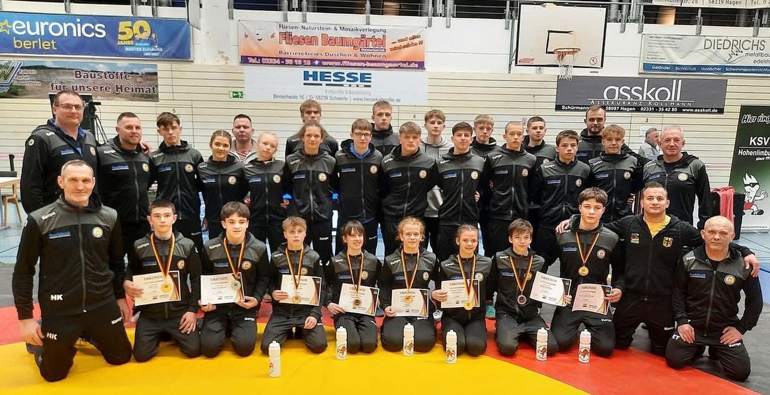 Das ganze Sachsen-Team in Hohenlimburg